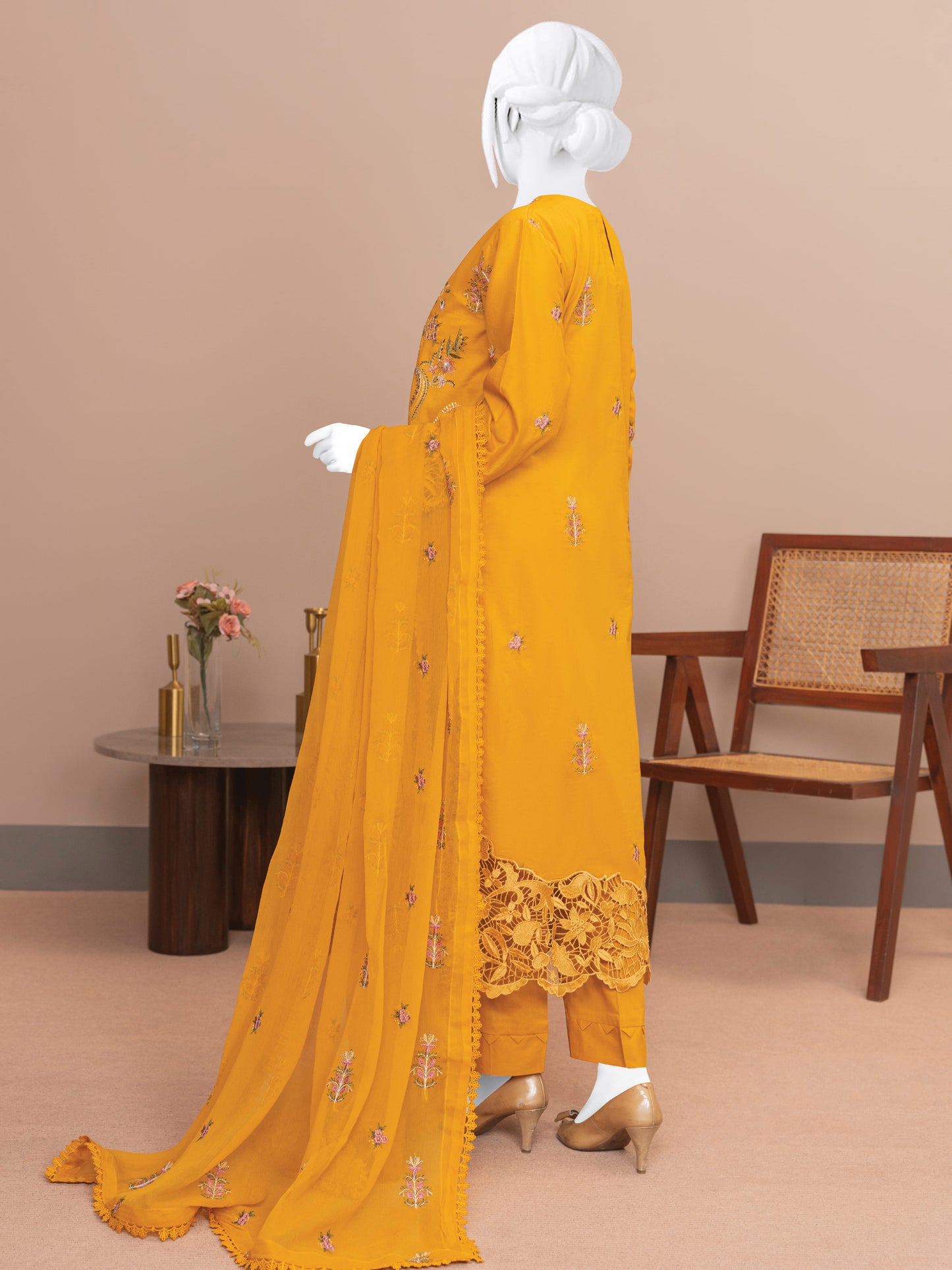 Embroidered Lawn 3PC Stitched