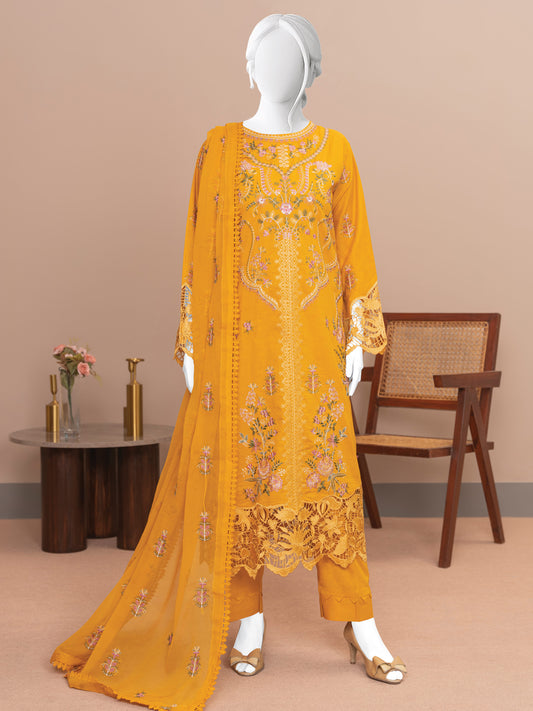 Embroidered Lawn 3PC Stitched