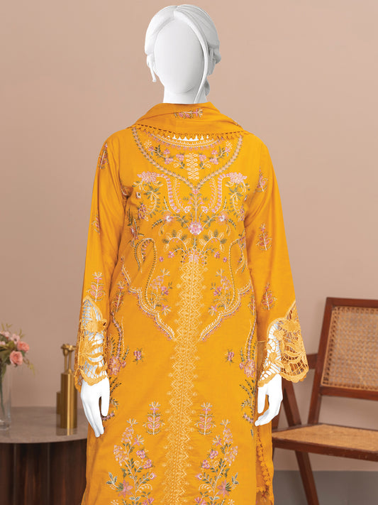 Embroidered Lawn 3PC Stitched