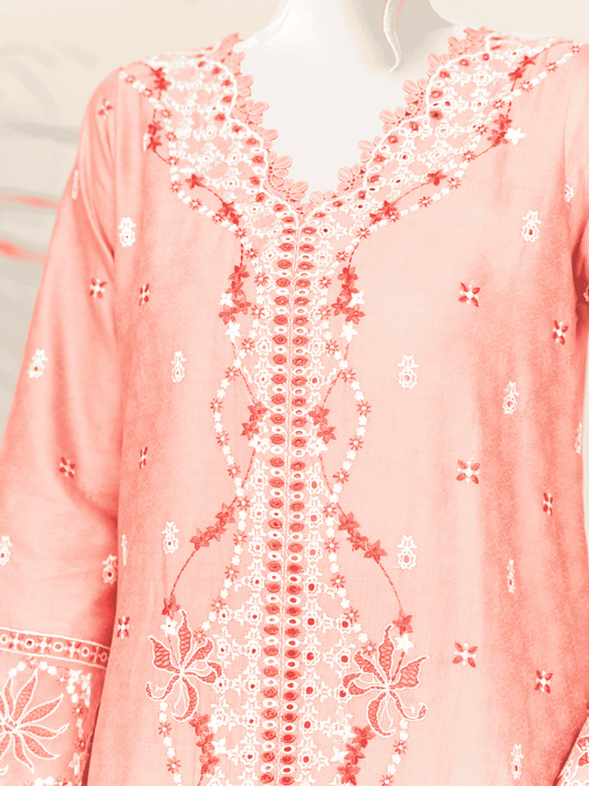 Embroidered Jacquard 2PC Stitched