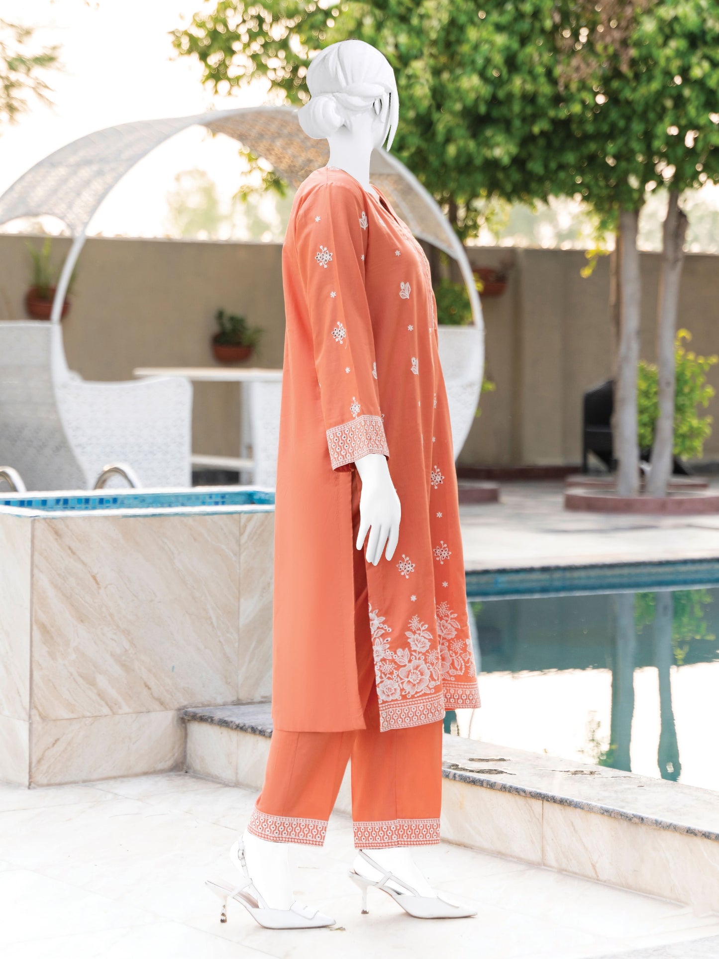 Embroidered Lawn 2PC Stitched