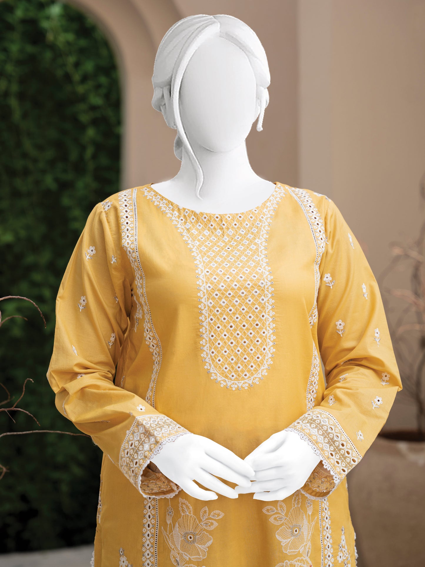 Embroidered Lawn 2PC Stitched