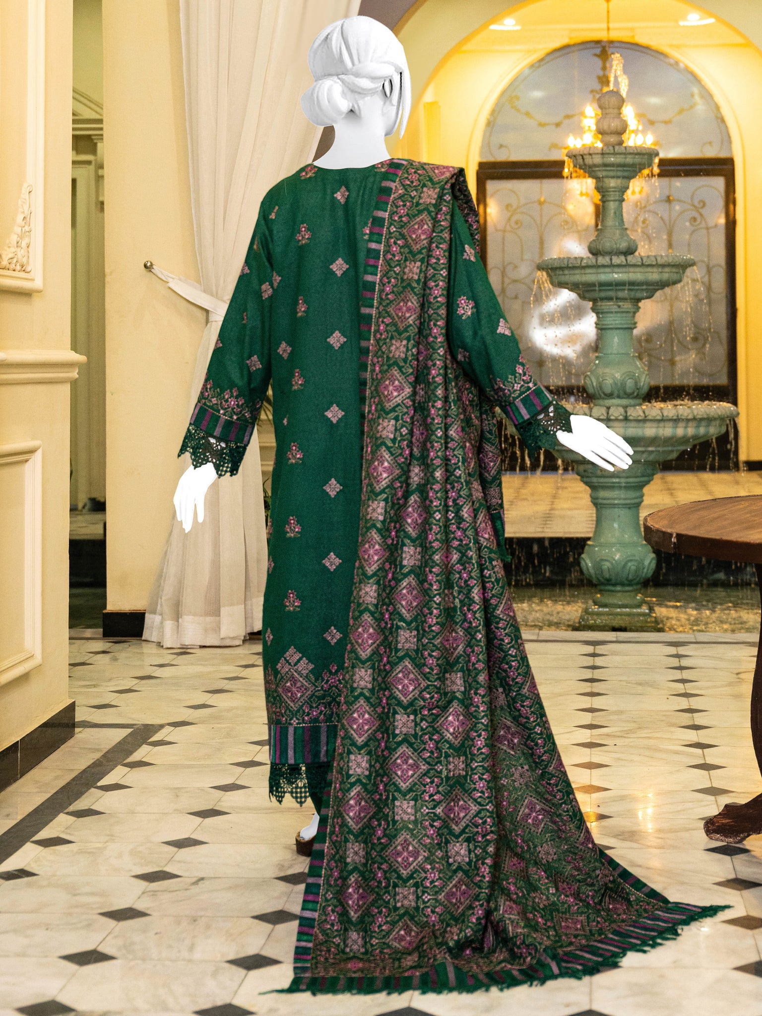 Embroidered Karandi