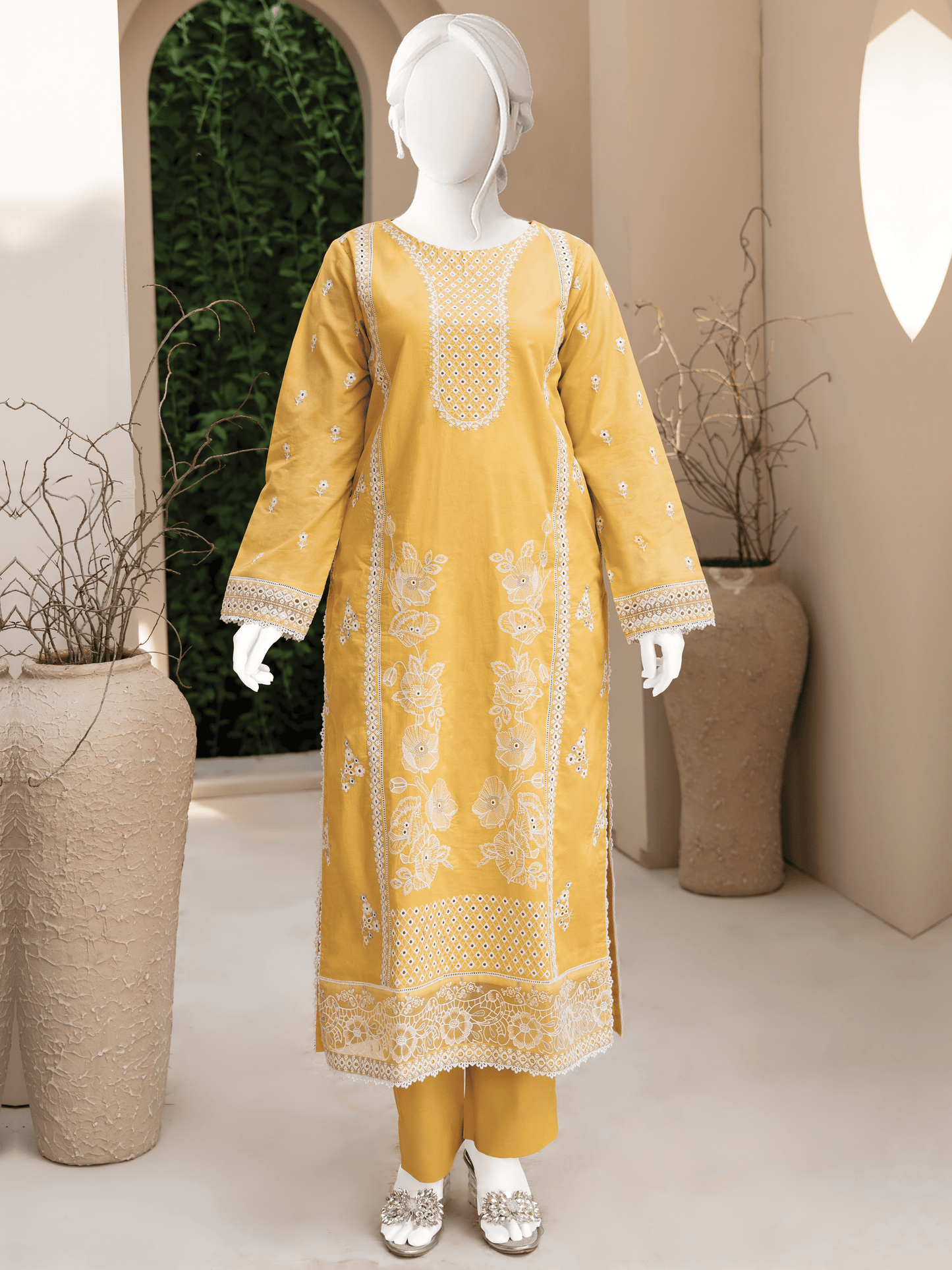 Embroidered Lawn 2PC Stitched