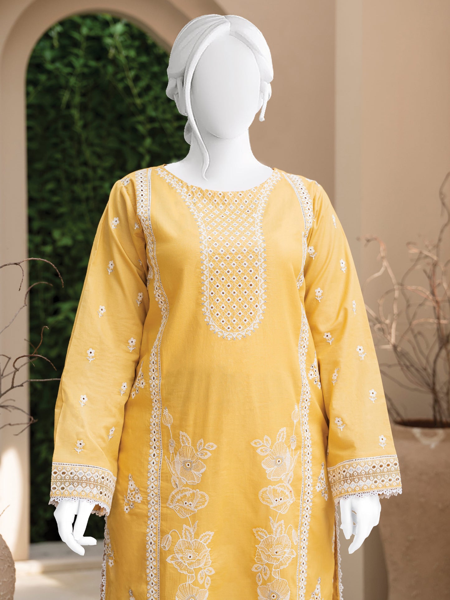 Embroidered Lawn 2PC Stitched