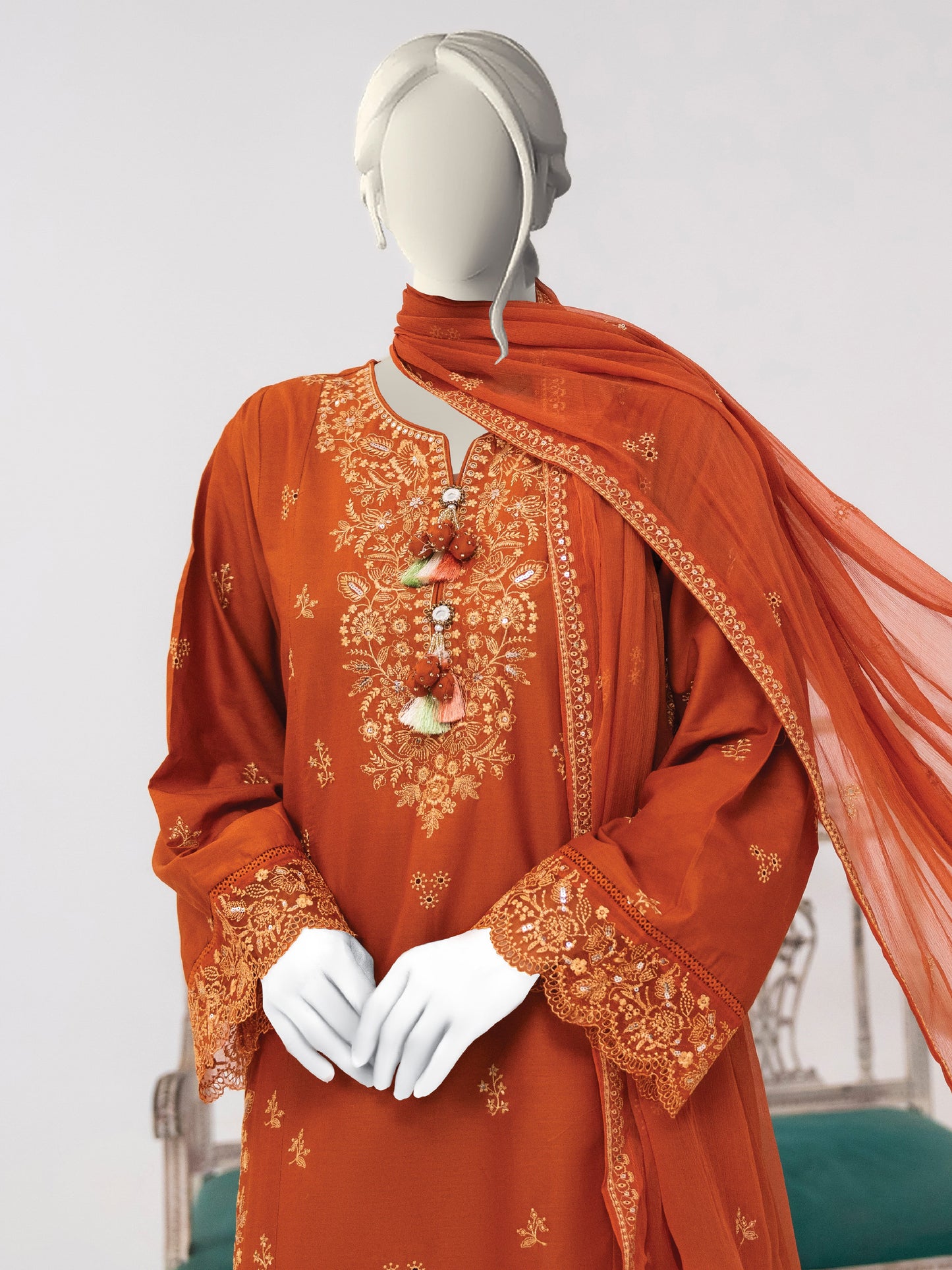 Embroidered Lawn | Stitched