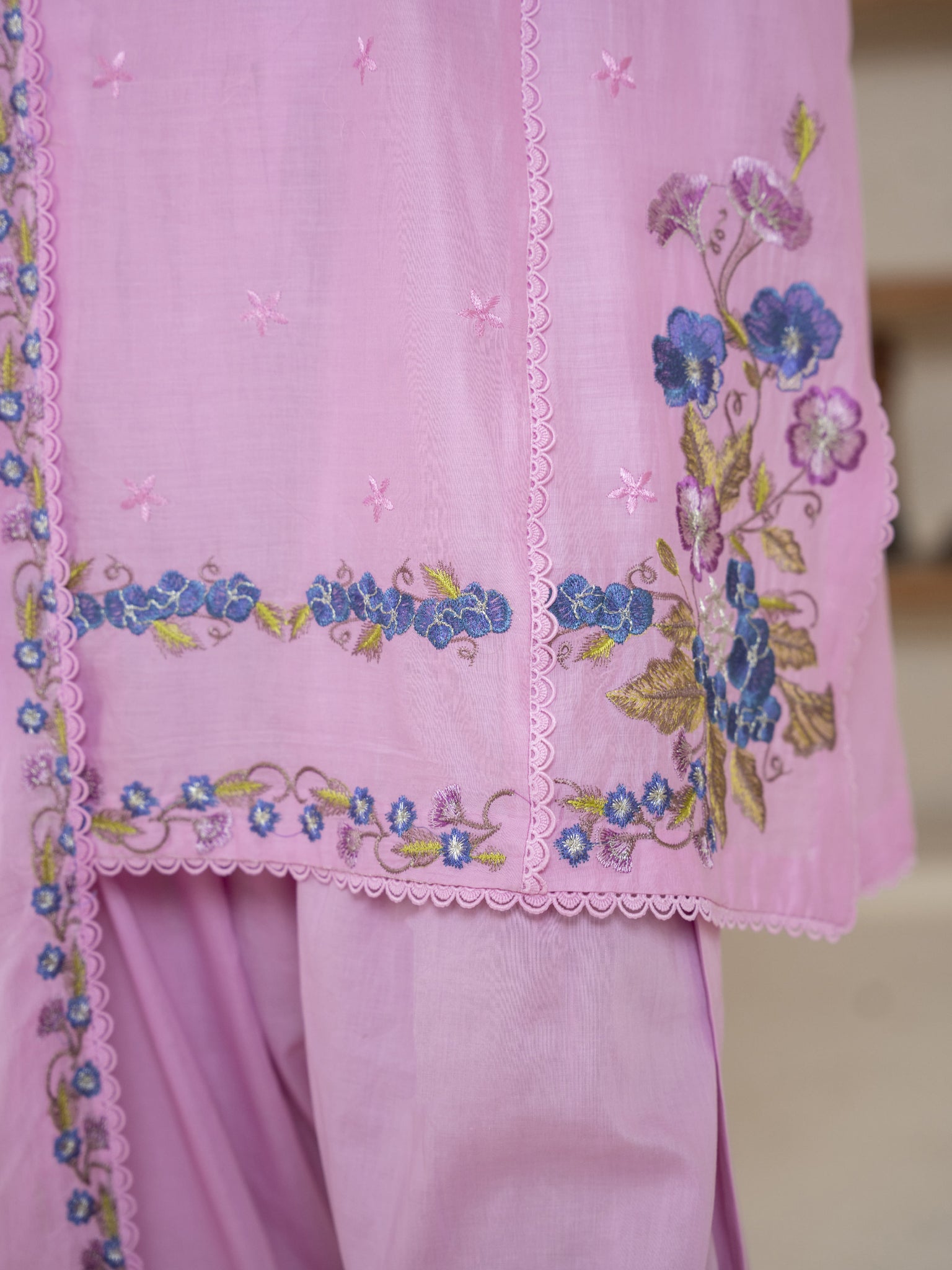 Embroidered Lawn Stitched 3-Pc