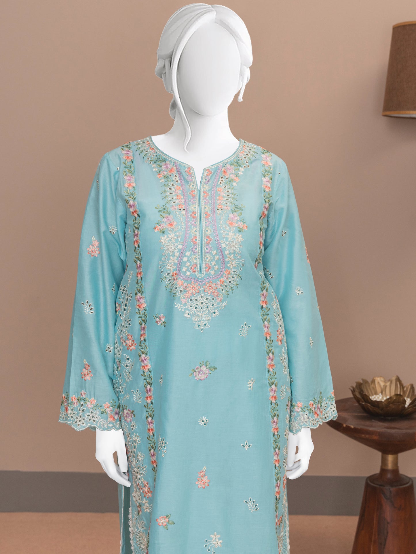 Embroidered Lawn 2PC Stitched
