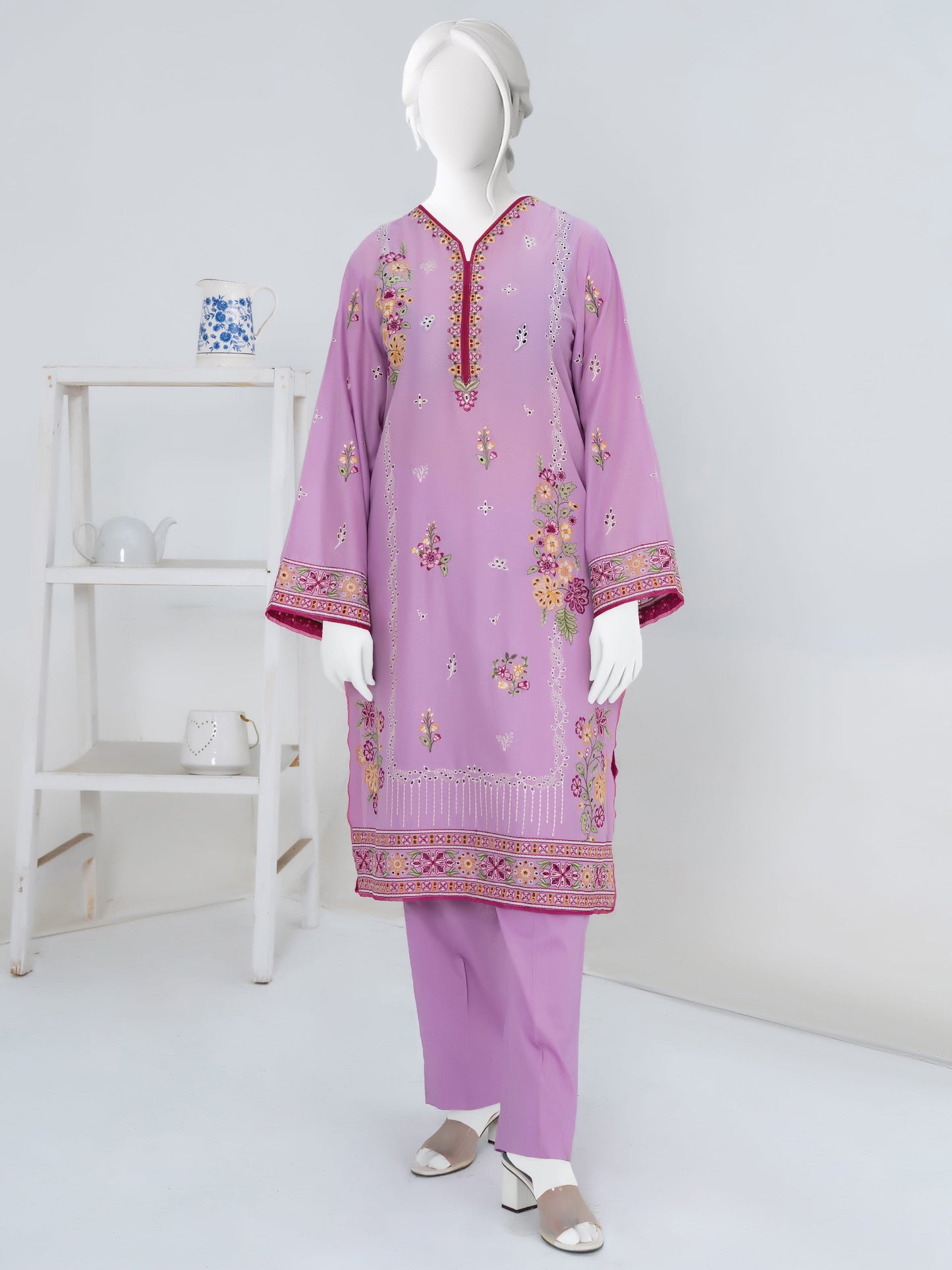 Embroidered Lawn 2PC Stitched