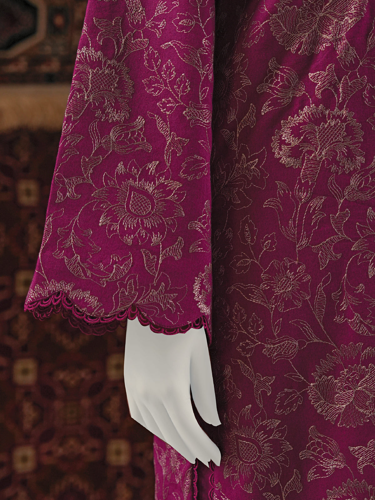 Embroidered Karandi