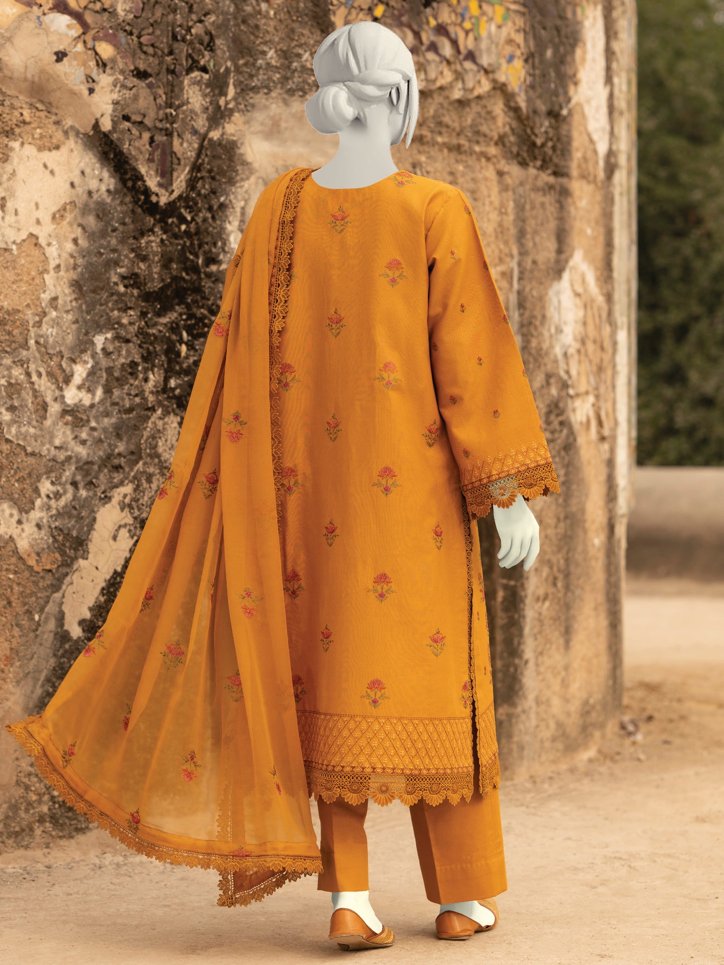 Embroidered Khaddar