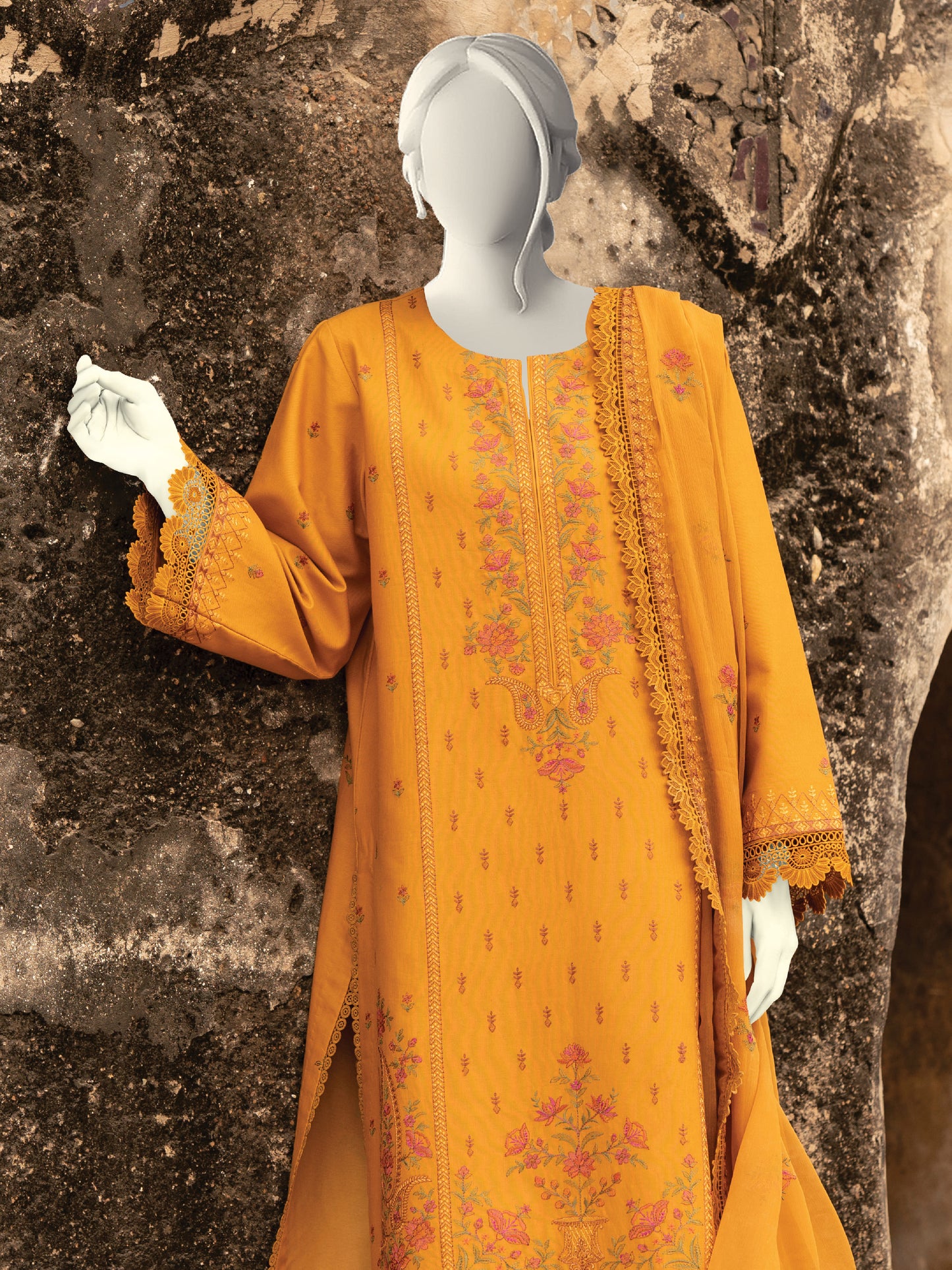 Embroidered Khaddar