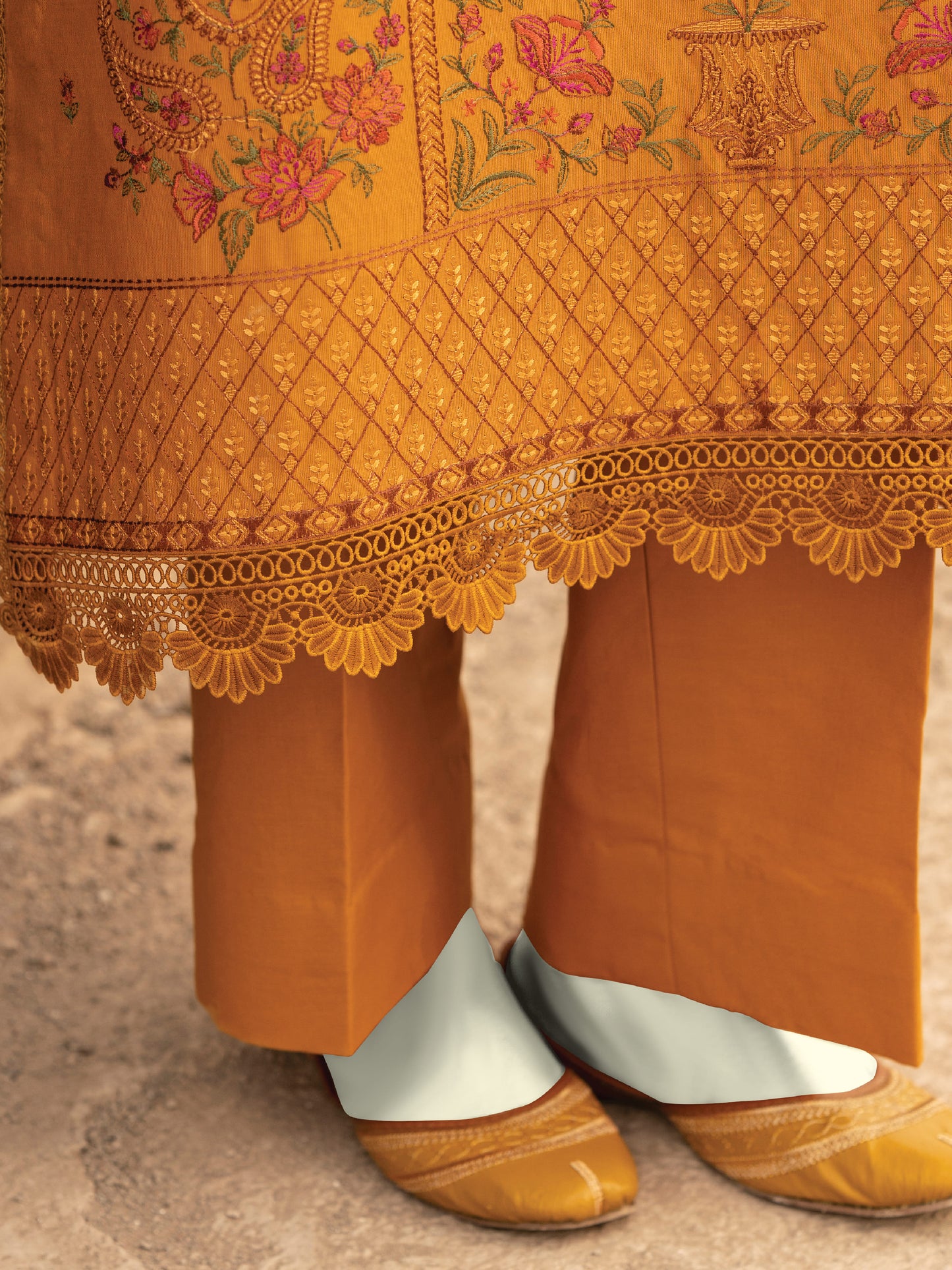 Embroidered Khaddar