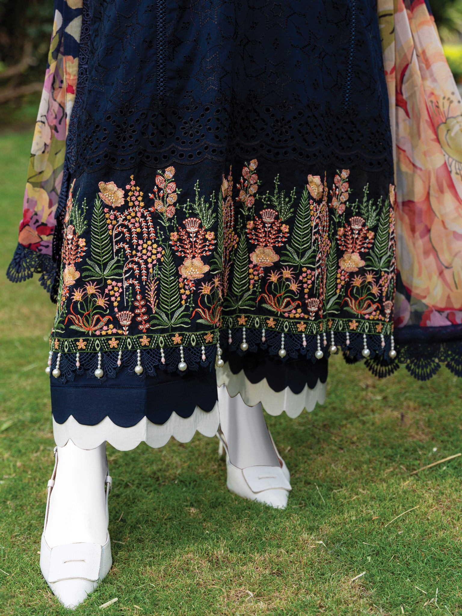 Embroidered Lawn Stitched 3-Pc