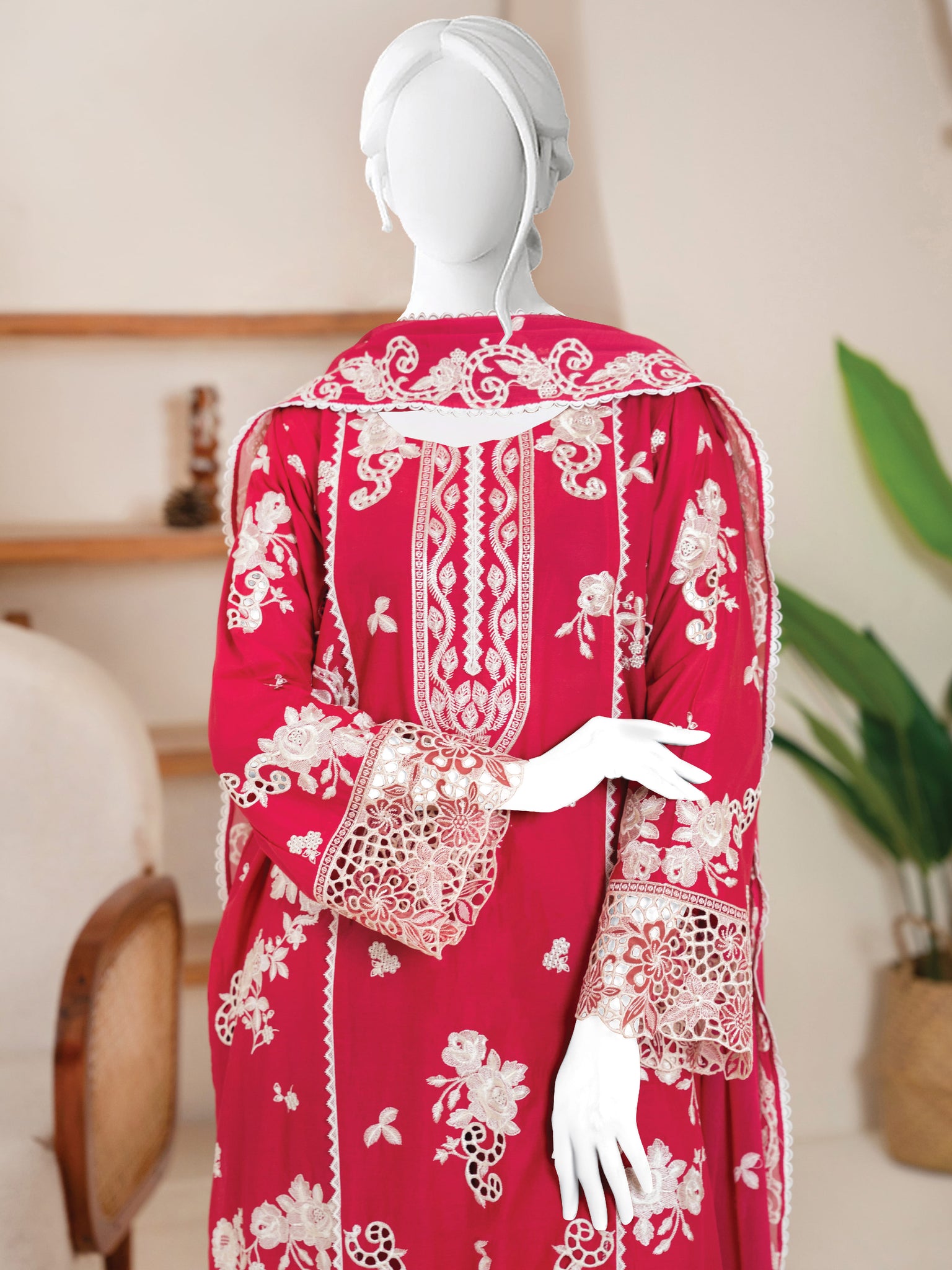 Embroidered Lawn Stitched 3-Pc