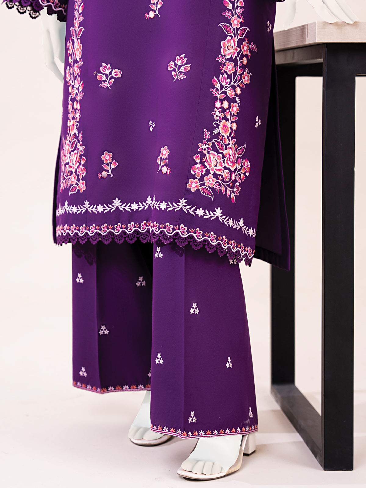 Embroidered Khaddar | Stitched