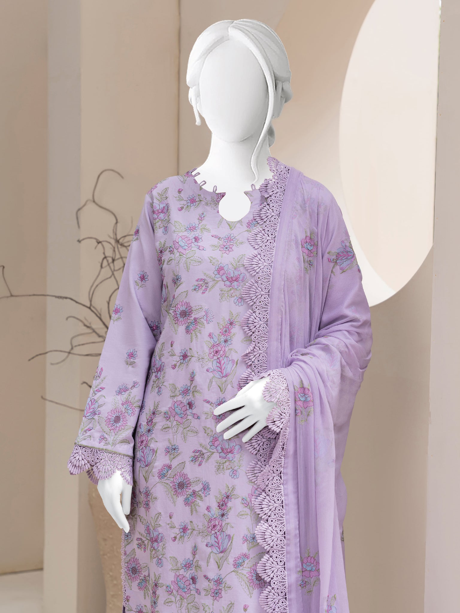 Embroidered Lawn