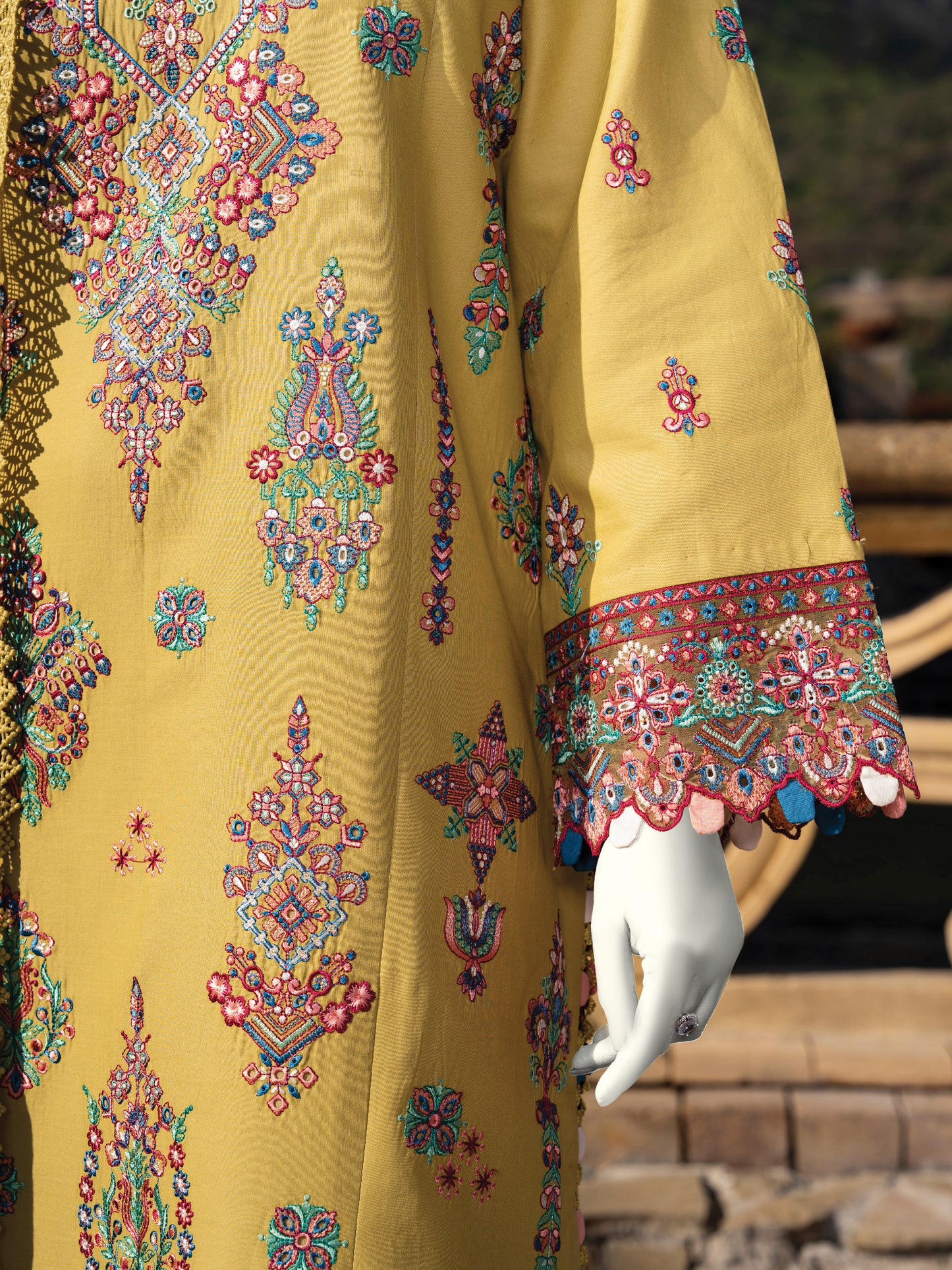 Embroidered Lawn Stitched 3-Pc