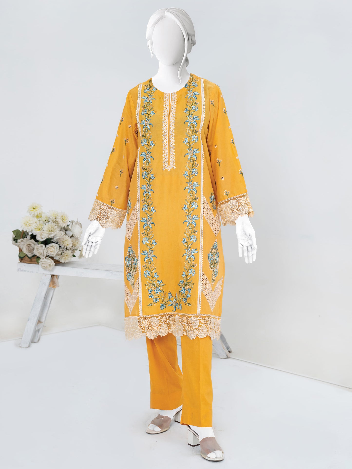 Embroidered Lawn 2PC Stitched