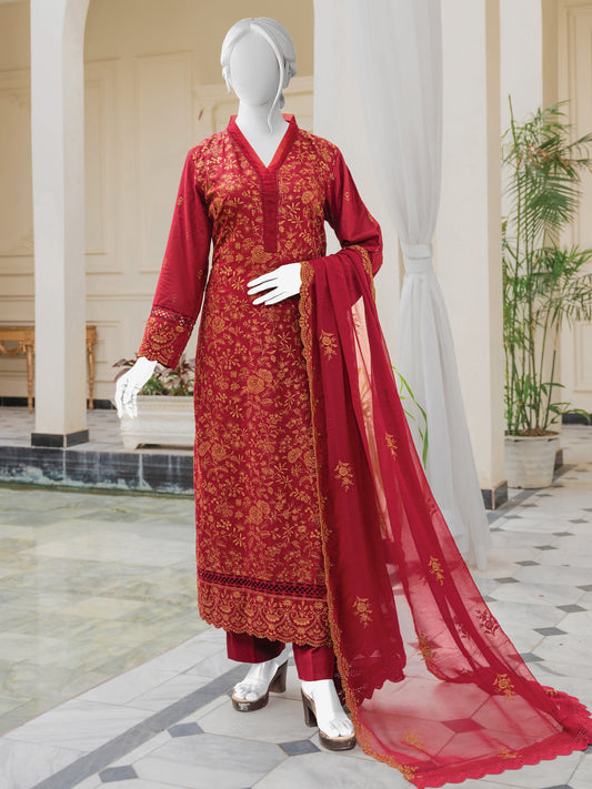 Embroidered Karandi