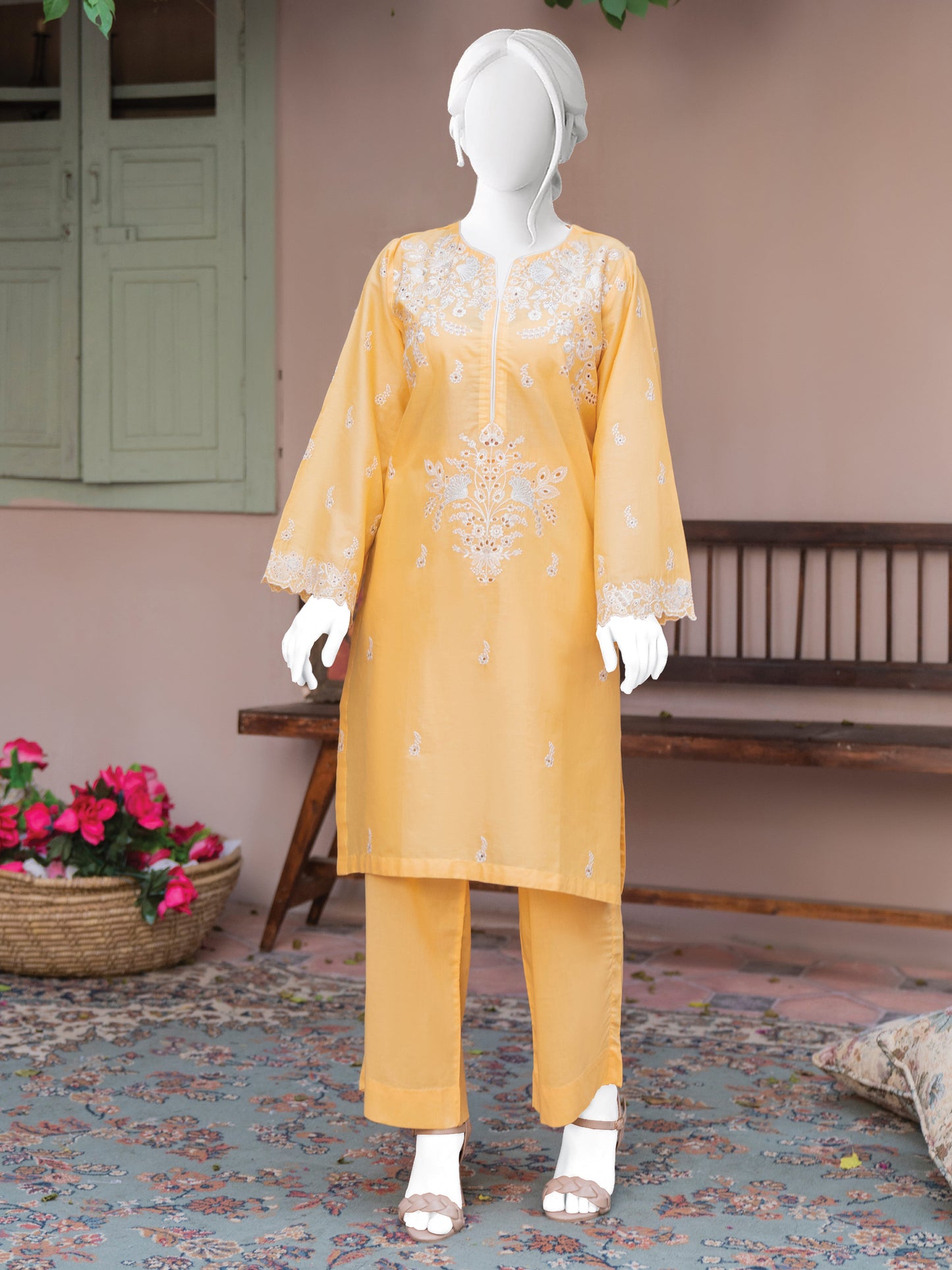 Embroidered Lawn 2PC Stitched