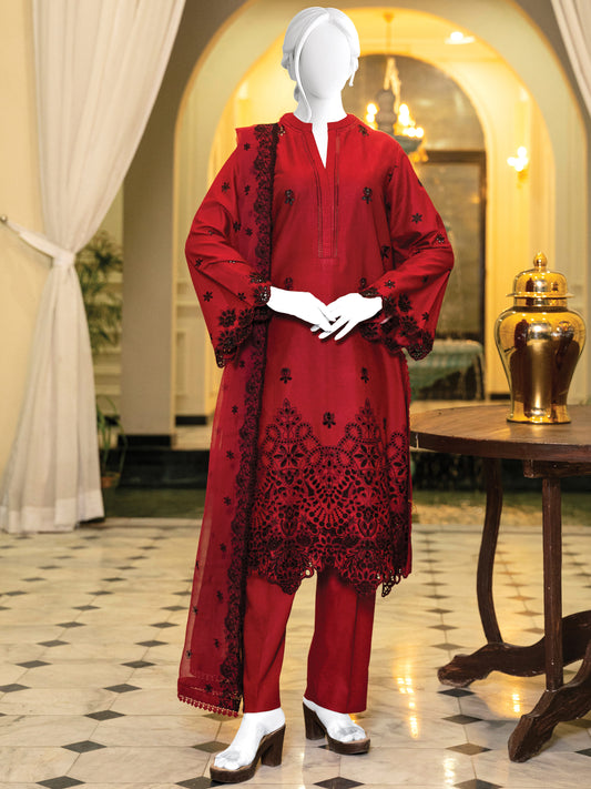 Schiffli Embroidered Khaddar