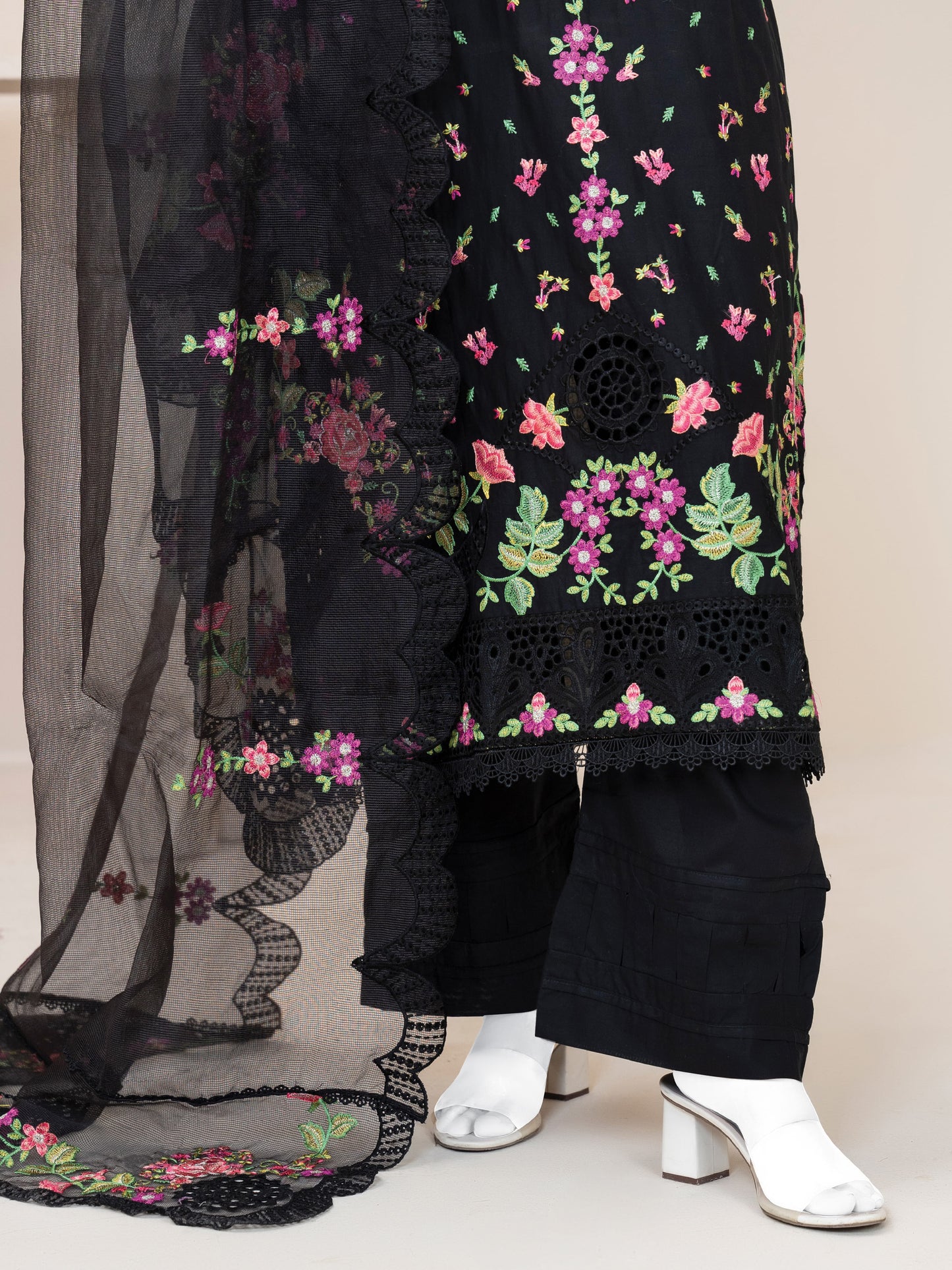 Embroidered Lawn Stitched 3-Pc