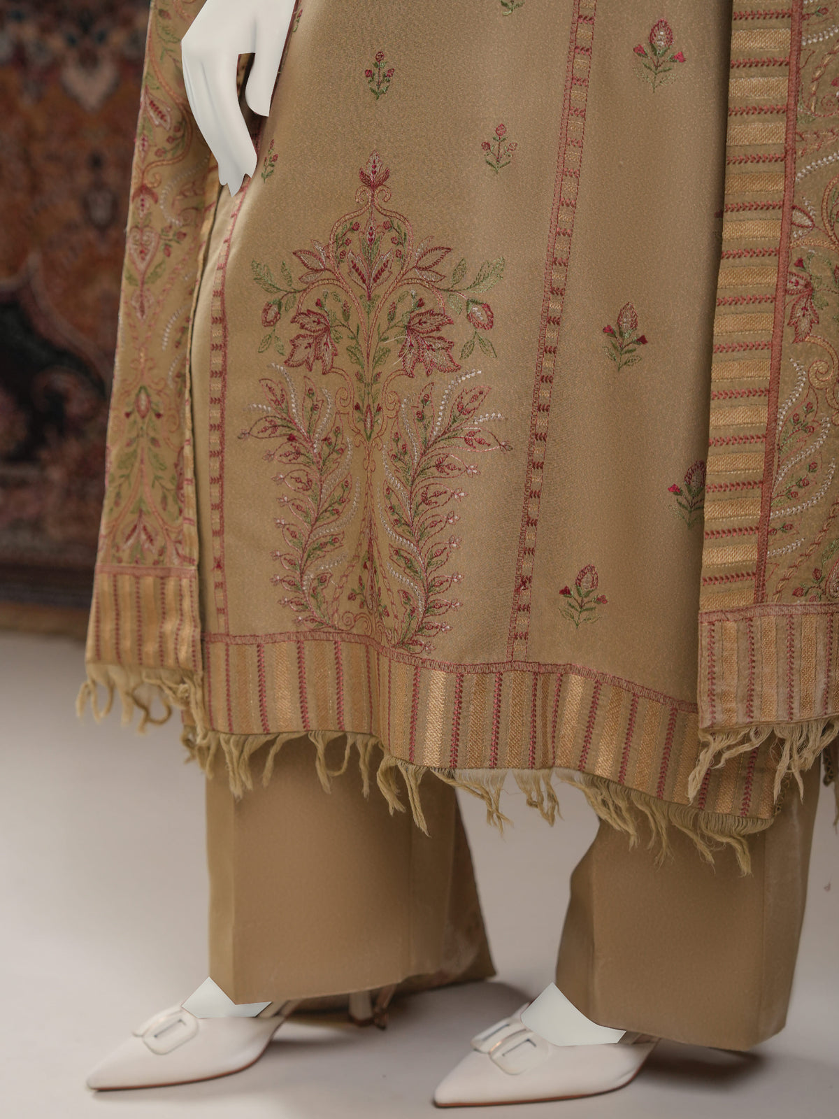 Embroidered Karandi