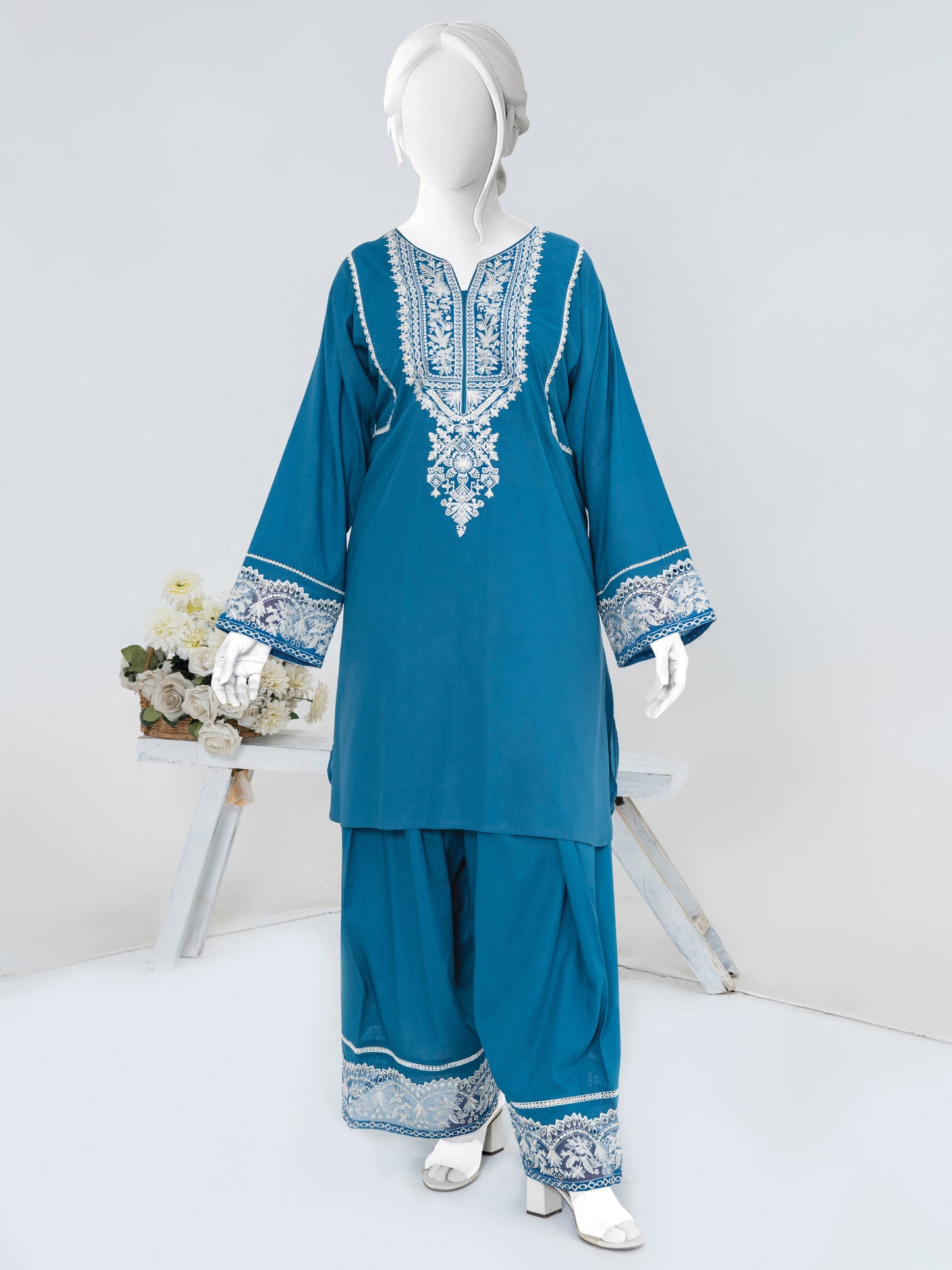 Embroidered Lawn 2PC Stitched