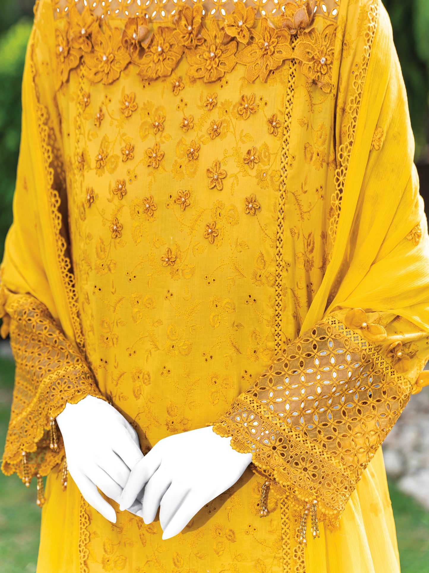 Embroidered Lawn Stitched 3-Pc