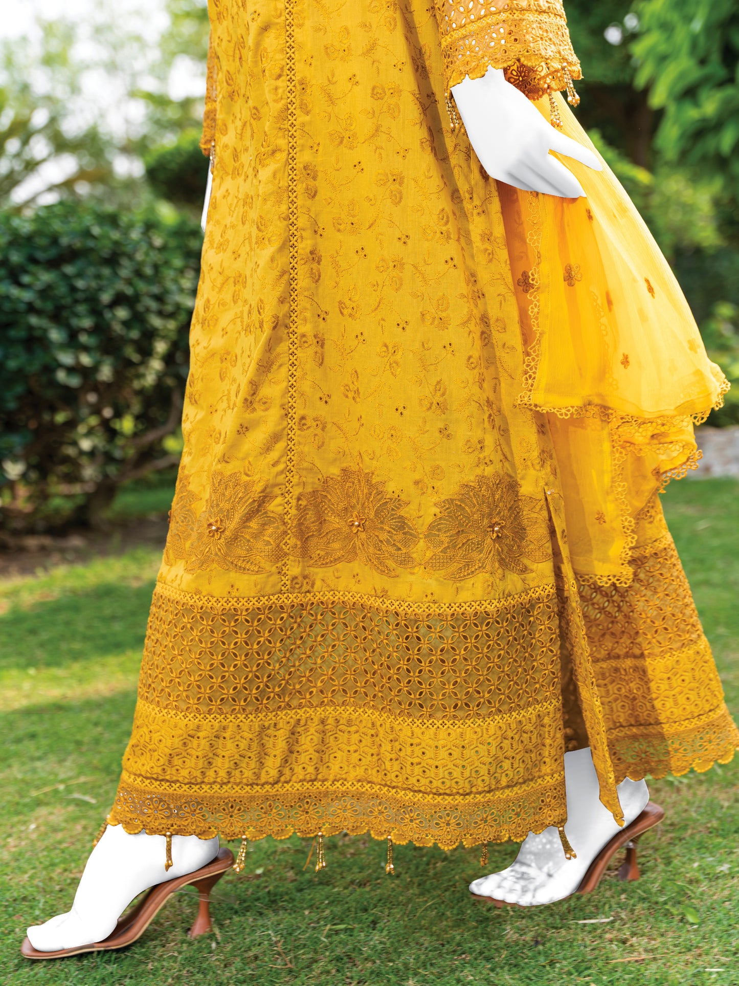 Embroidered Lawn Stitched 3-Pc