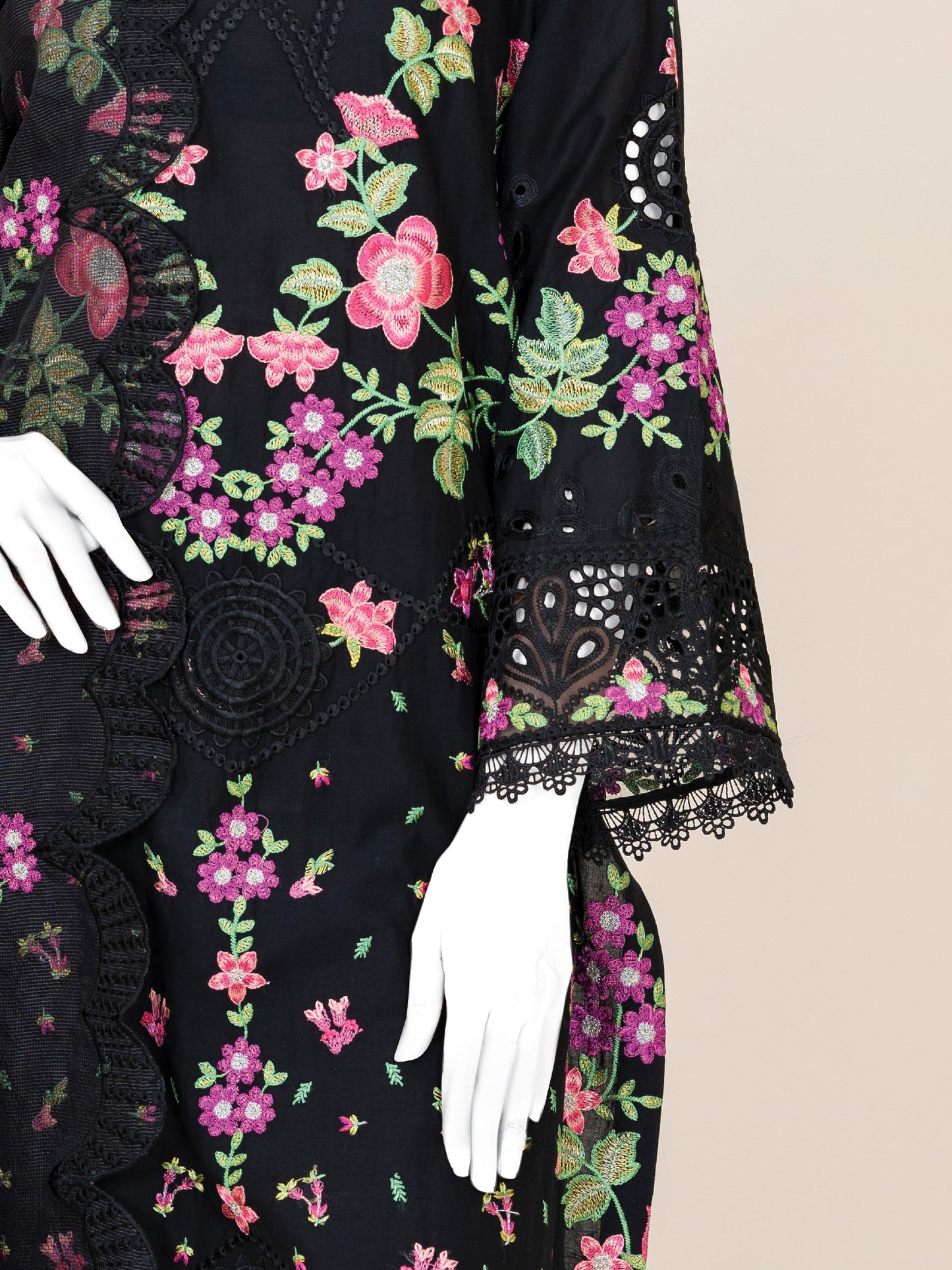 Embroidered Lawn Stitched 3-Pc