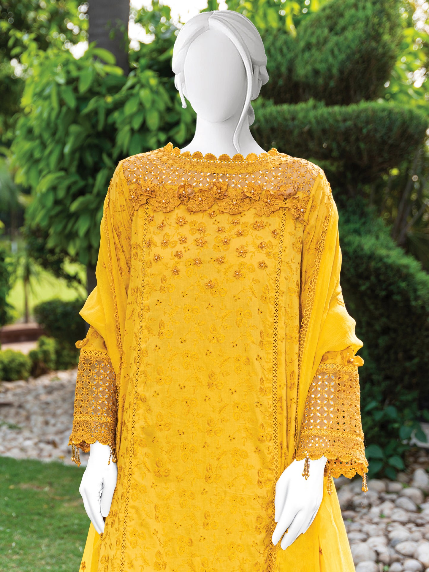 Embroidered Lawn Stitched 3-Pc