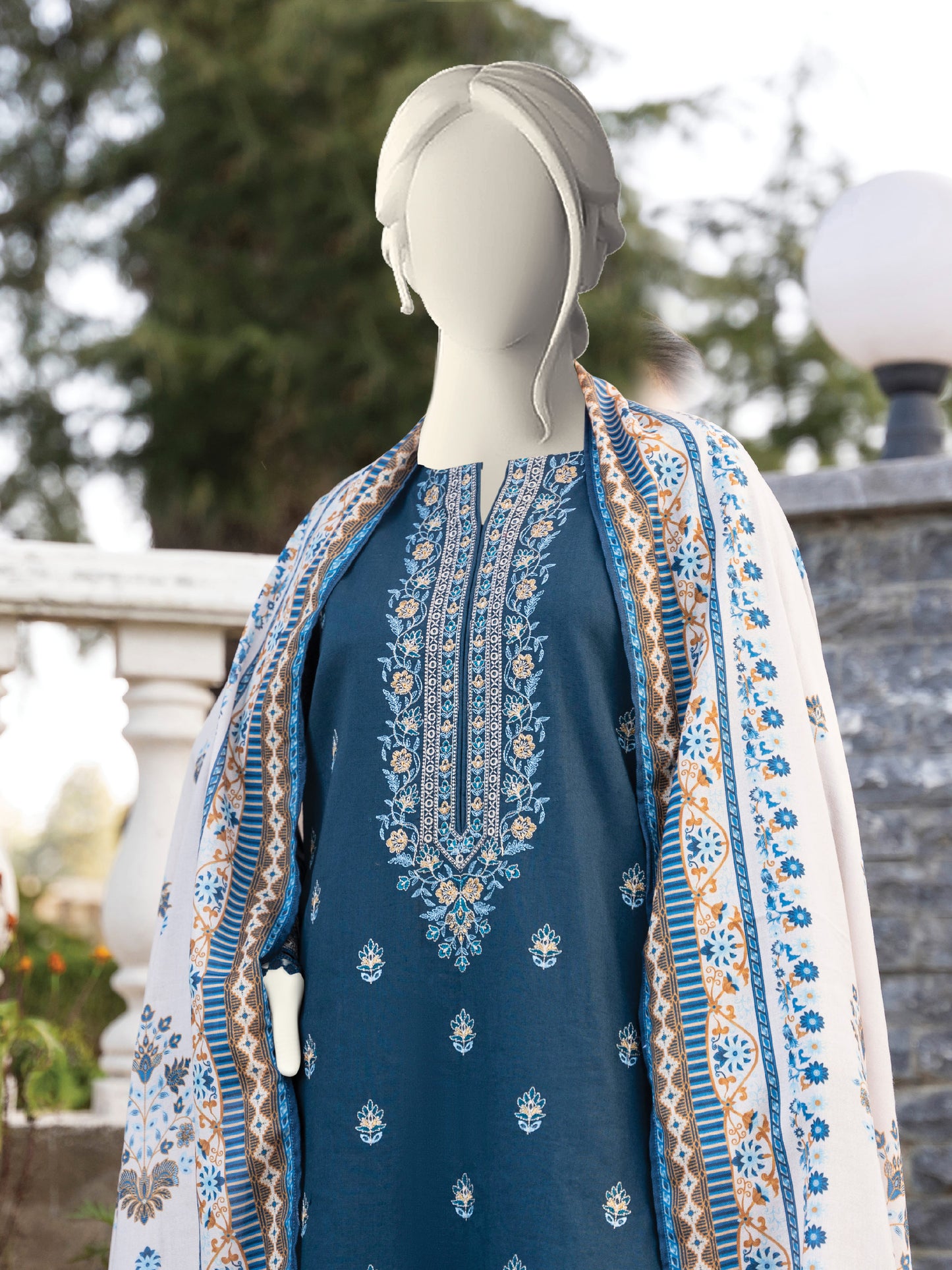 Embroidered Khaddar