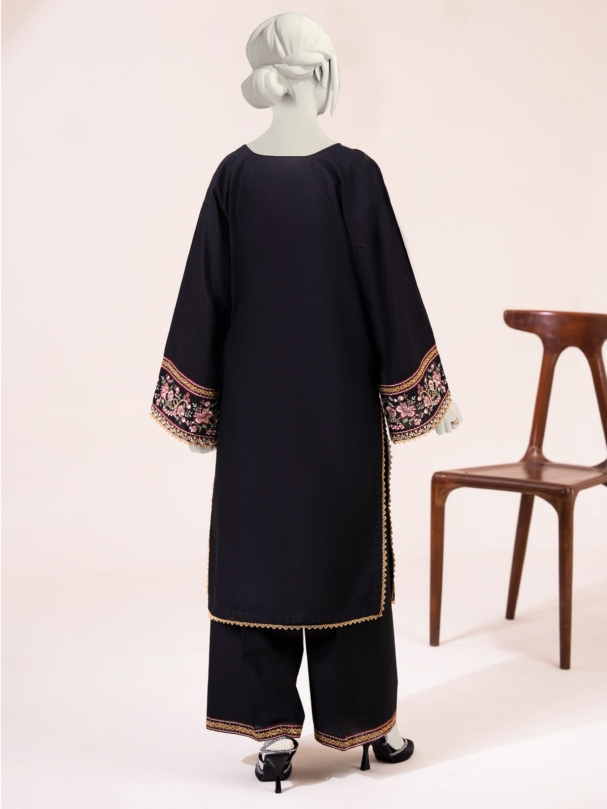 Embroidered Khaddar | Stitched