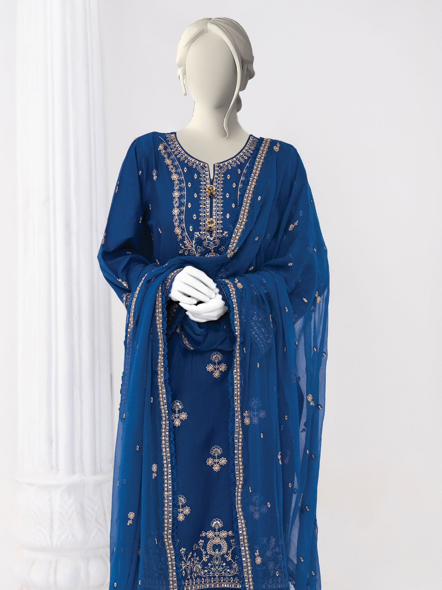 Embroidered Lawn | Stitched