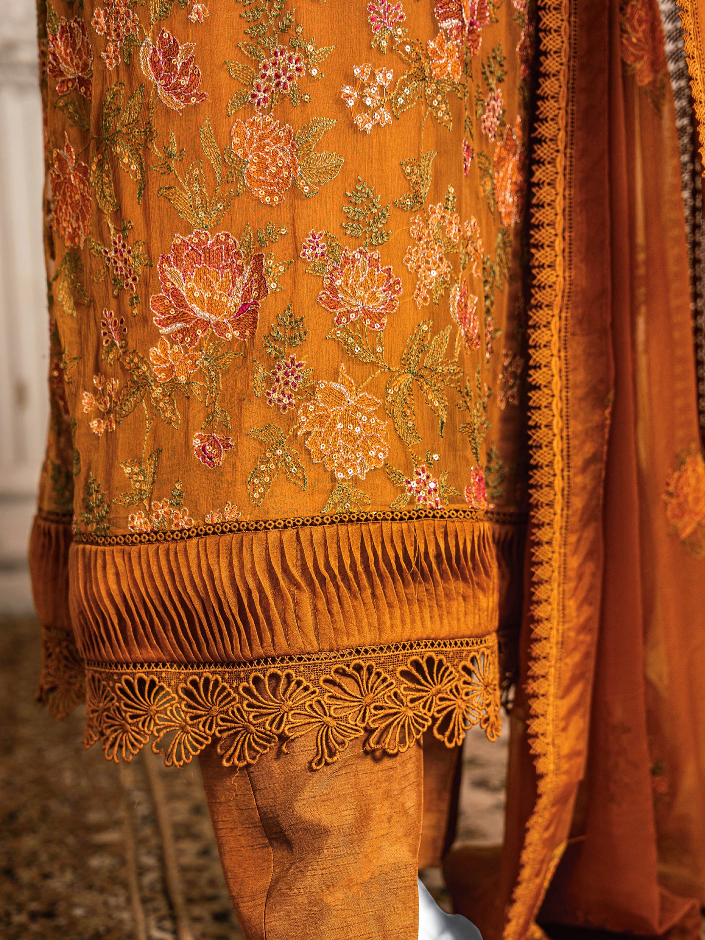 Embroidered Chiffon