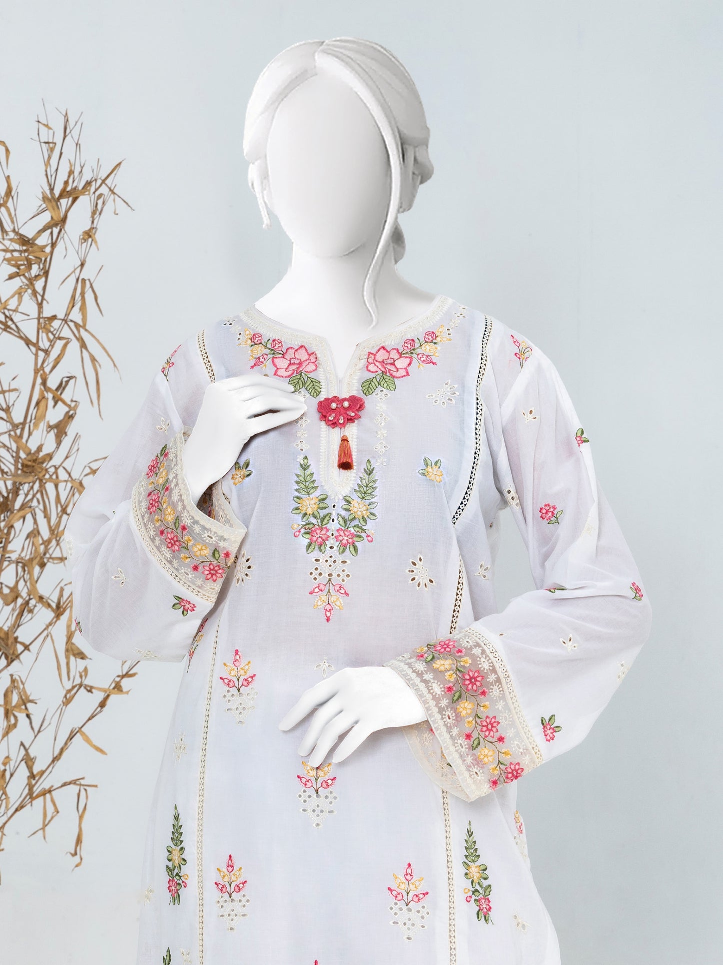 Embroidered Lawn 2PC Stitched