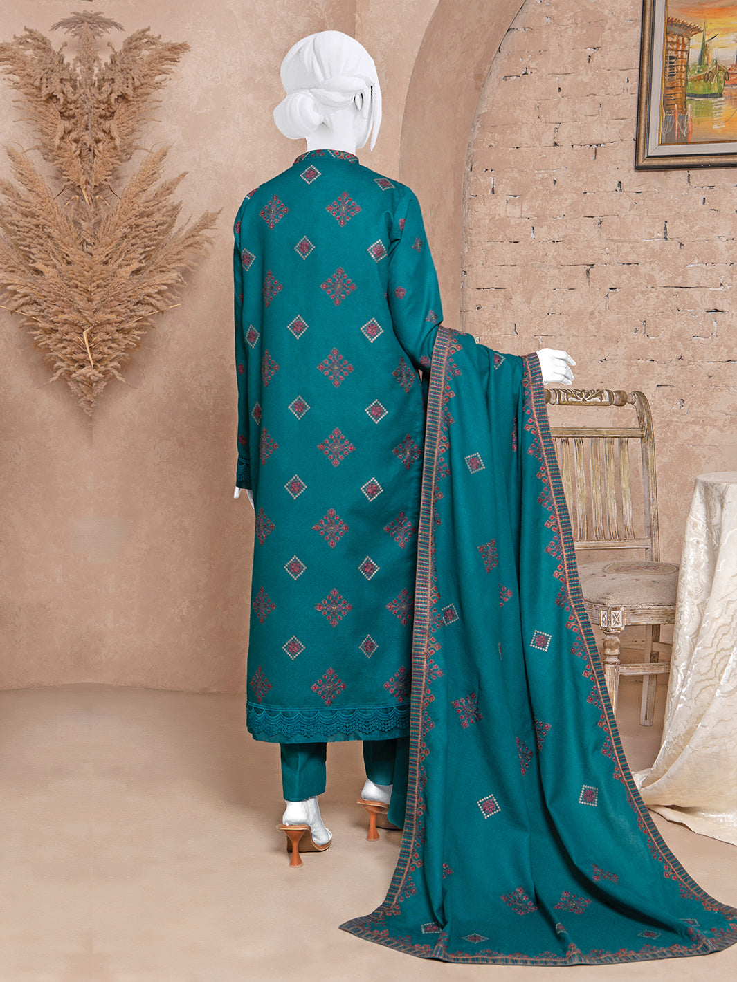 Embroidered Karandi