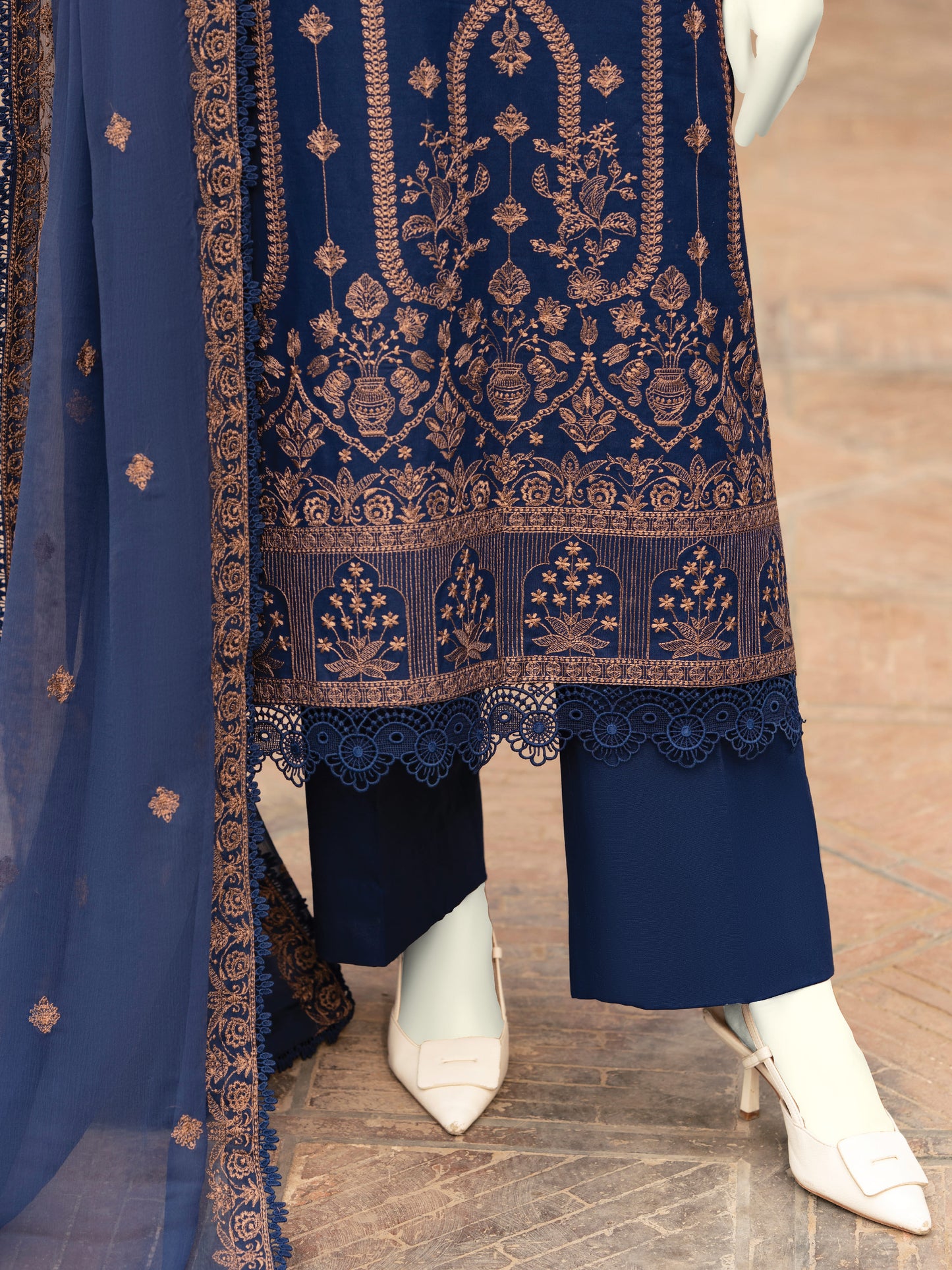 Embroidered Khaddar