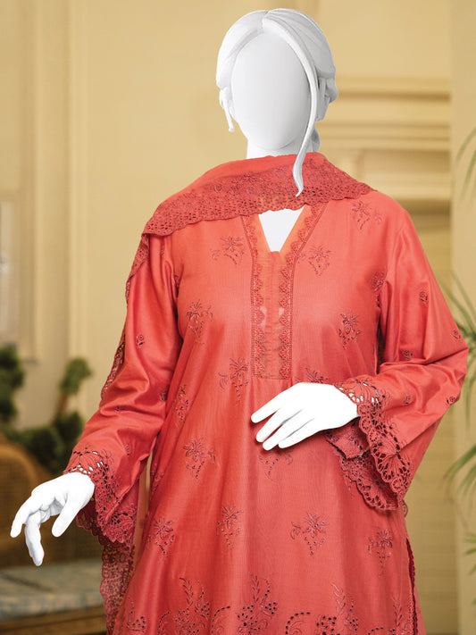 Schiffli Embroidered Khaddar