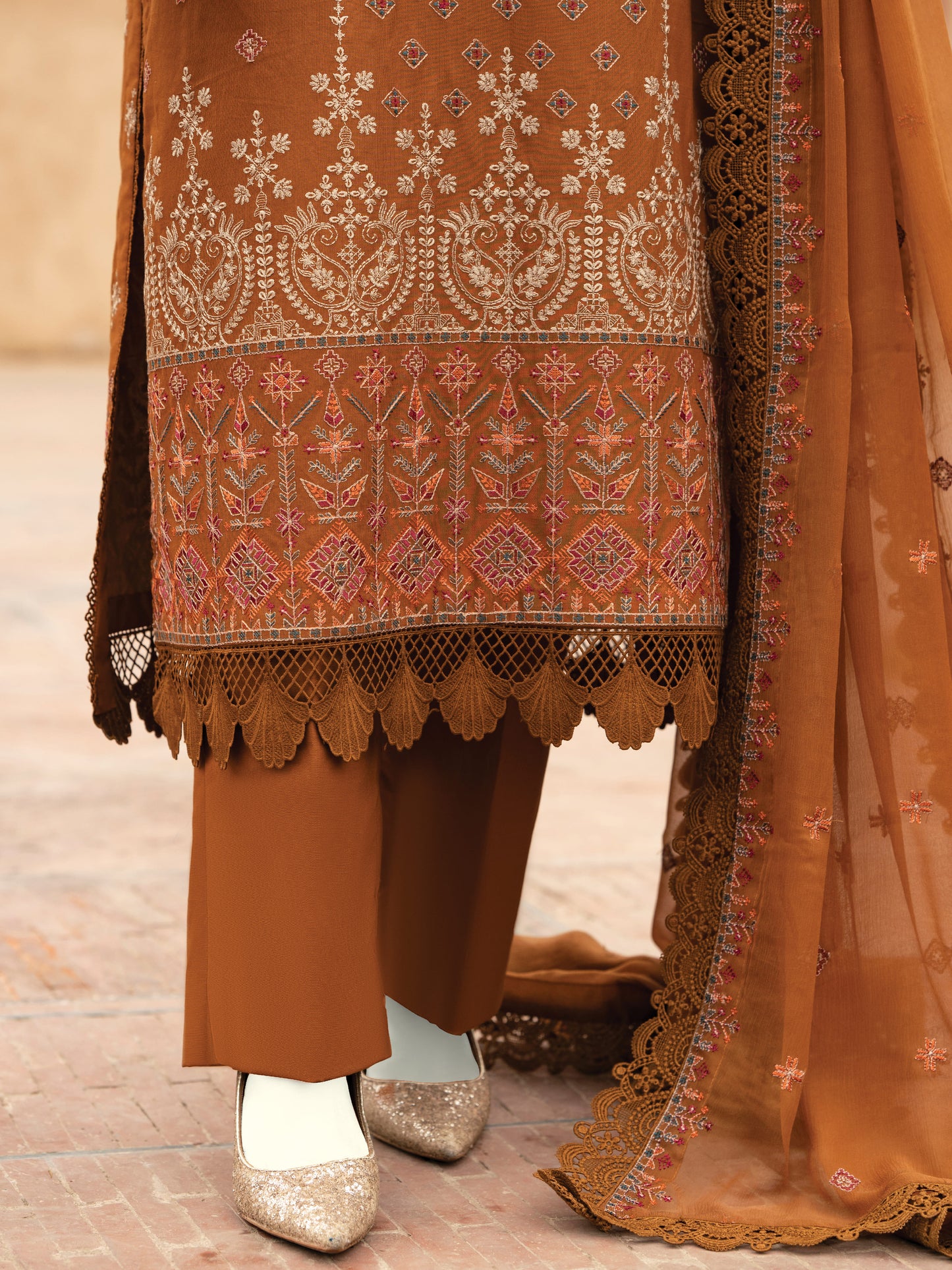 Embroidered Khaddar