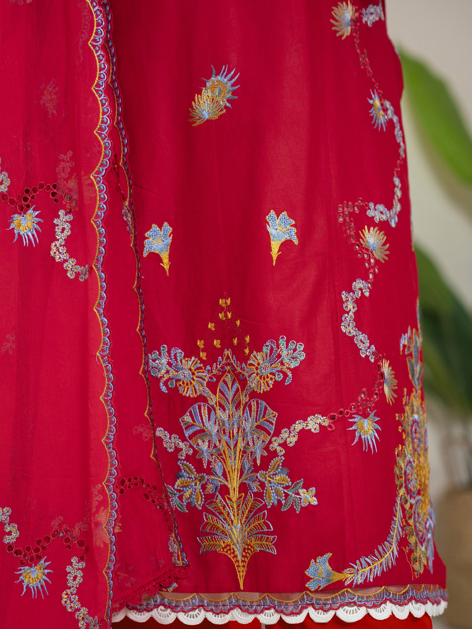 Embroidered Lawn Stitched 3-Pc