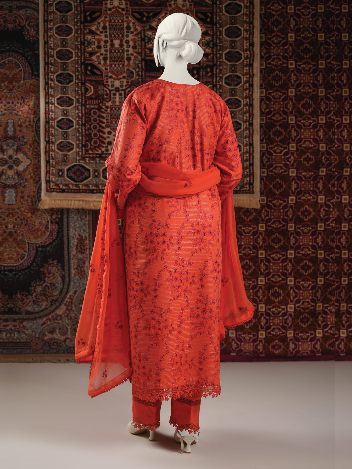Embroidered Karandi