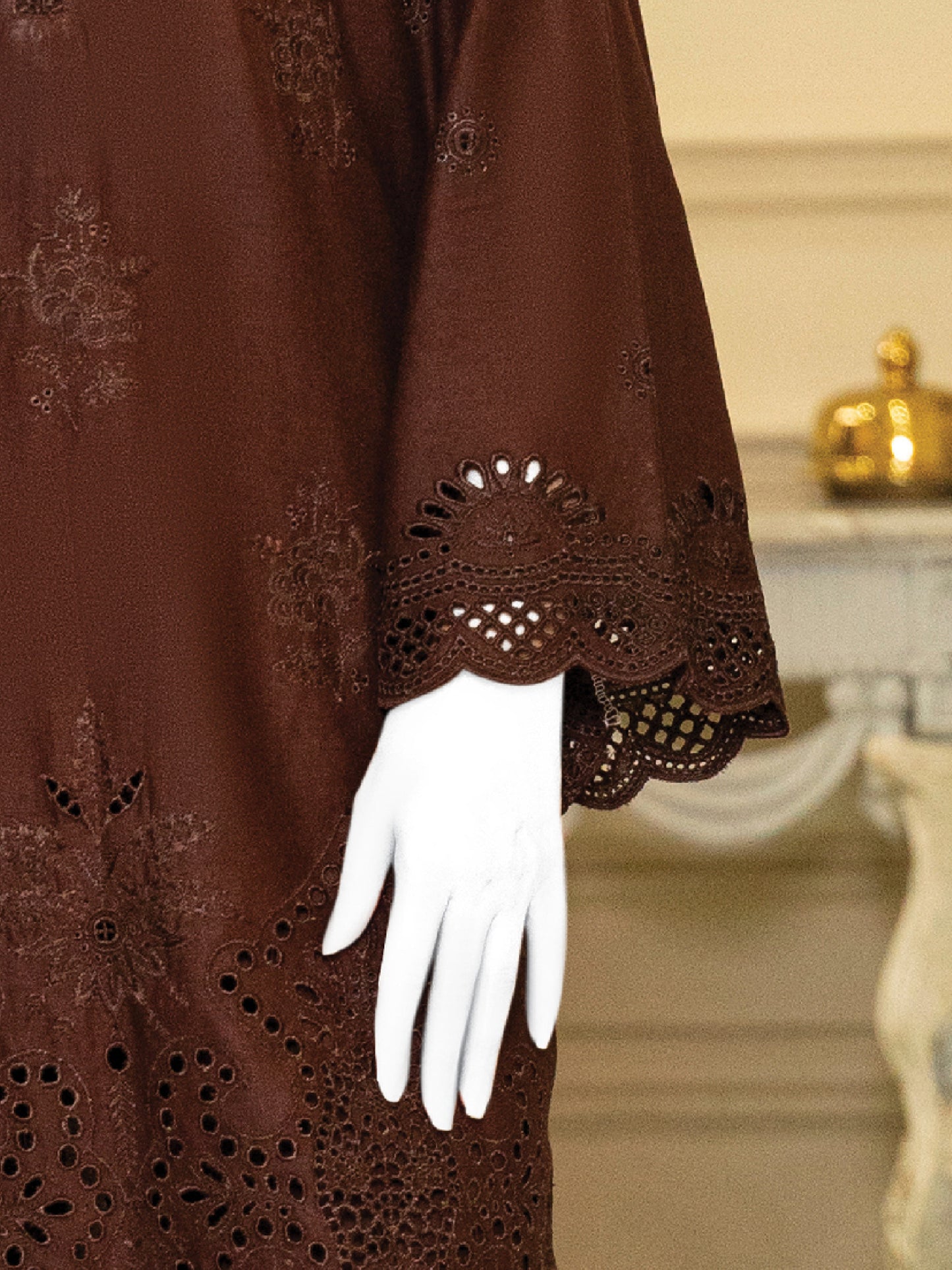 Schiffli Embroidered Khaddar