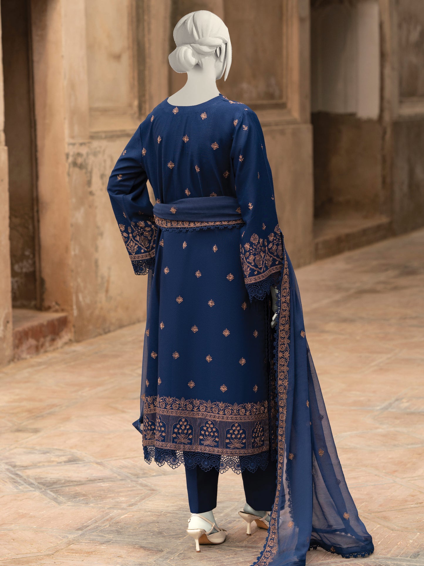 Embroidered Khaddar