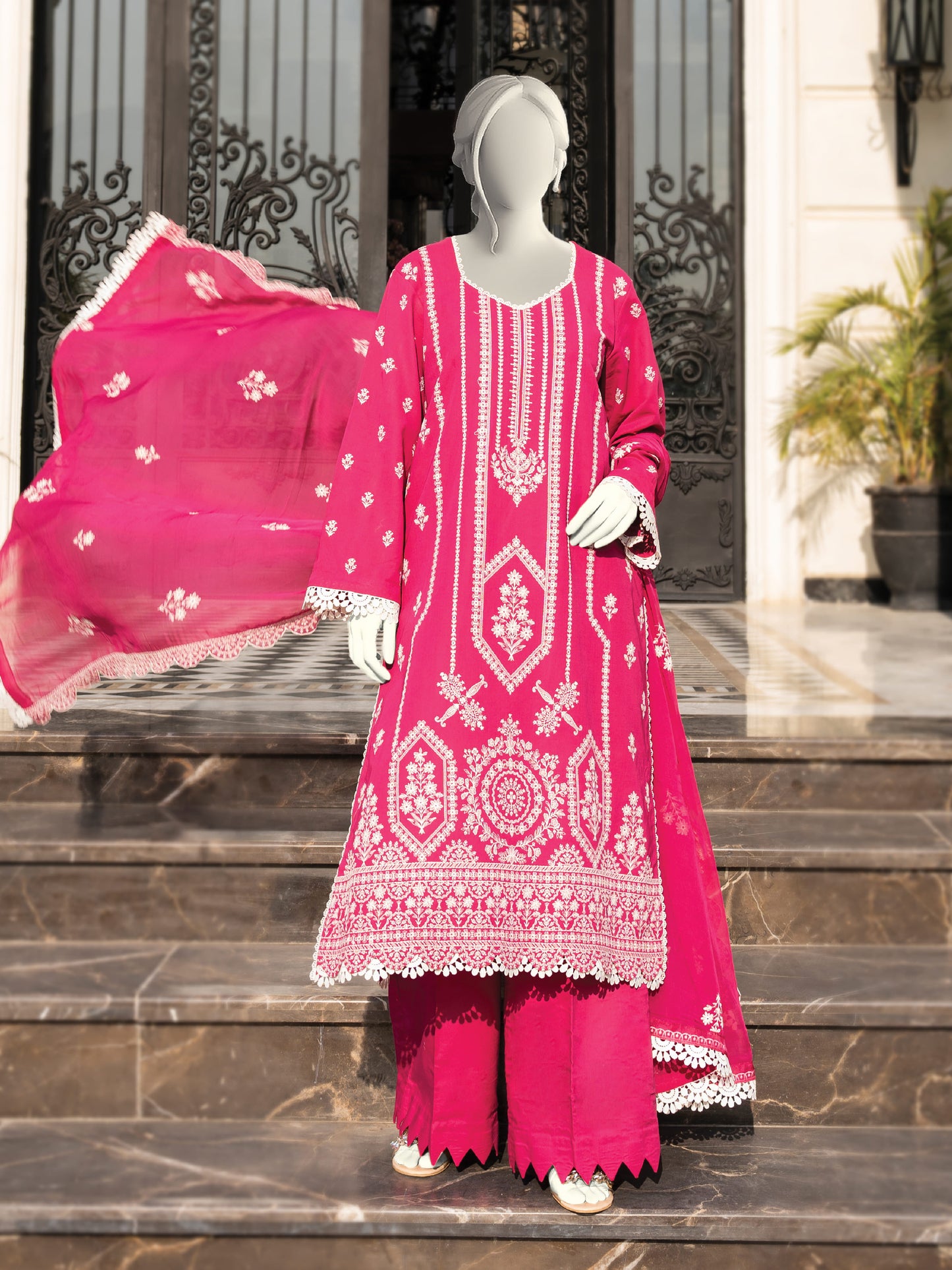 Embroidered Swiss Lawn