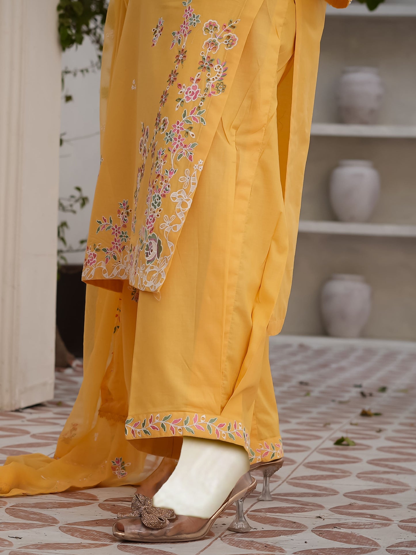 Embroidered Lawn Stitched 3-Pc