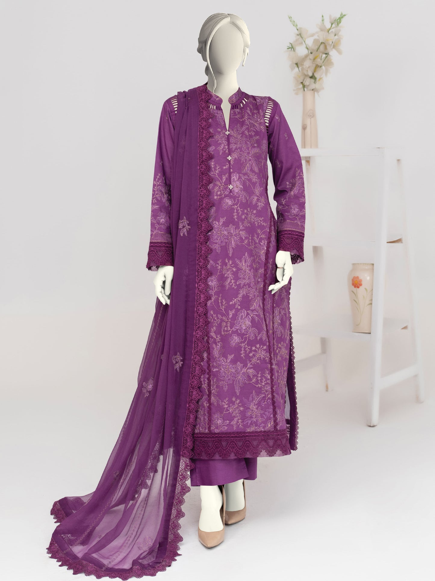 Embroidered Lawn
