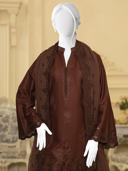 Schiffli Embroidered Khaddar